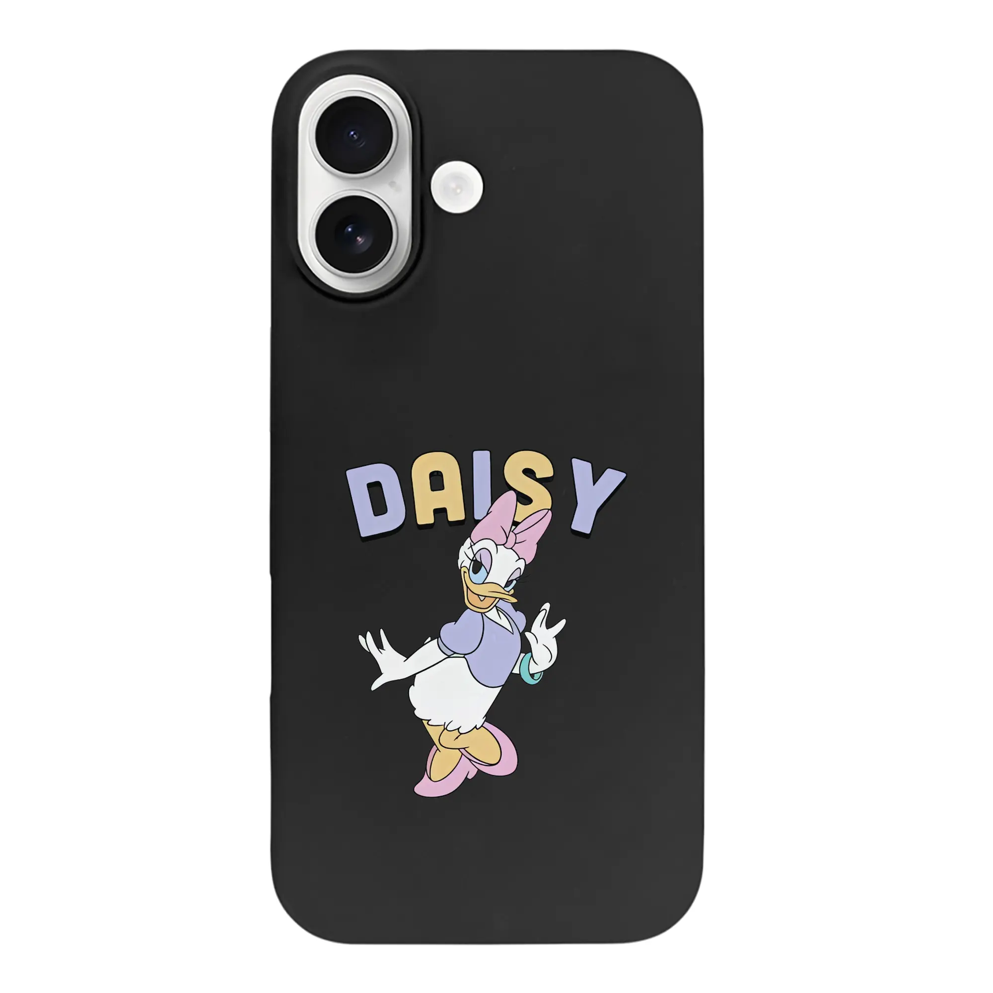 ミッキーマウス（Mickey Mouse） グッズ デイジーダック（Daisy Duck） - iPhone 17 シリーズ シリコンケース 薄型 耐衝撃 指紋防止 ソフトタッチカバー 精密フィット 傷防止 保護ケース iPhone 17/17 Air/17 Pro/17 Pro Max 対応